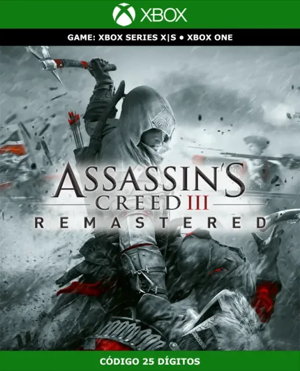 Assassin's Creed III Remastered | XBOX | Código 25 Dígitos