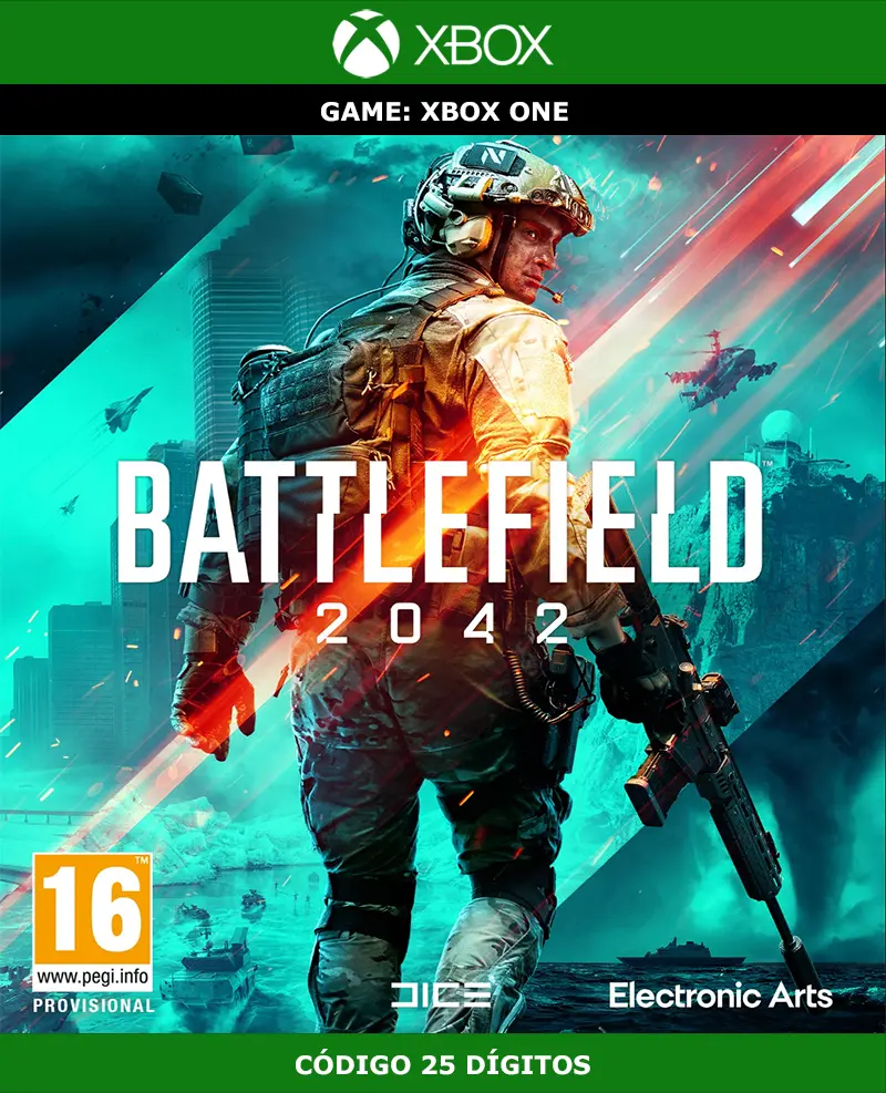 Battlefield 2042 | Xbox One | Código 25 Dígitos
