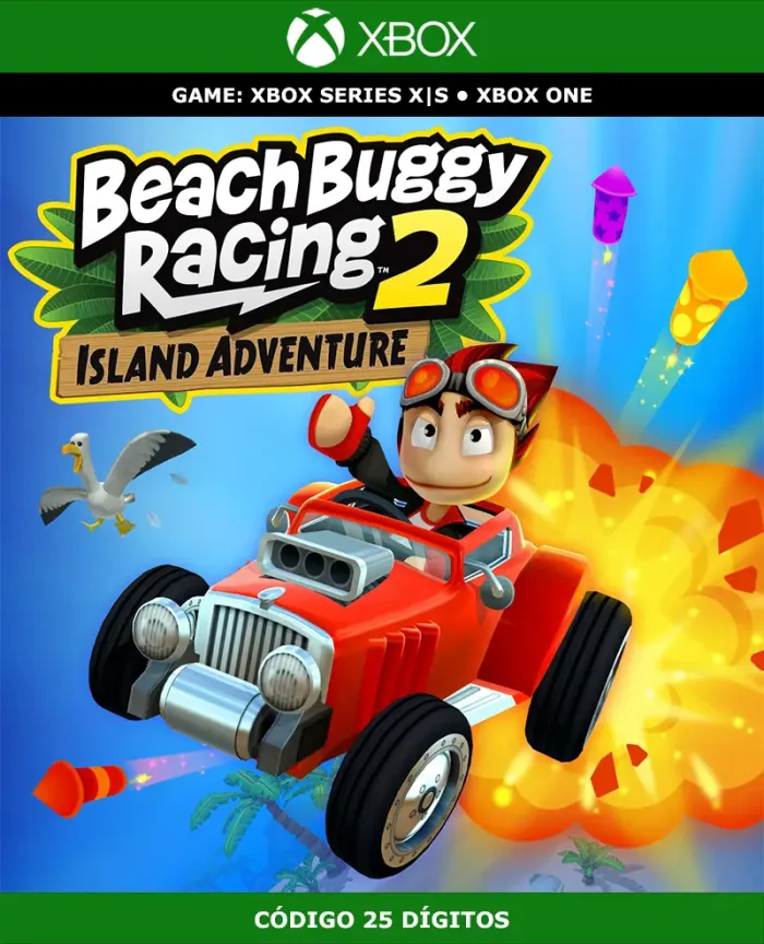 Beach Buggy Racing 2: Island Adventure | XBOX | Código 25 Dígitos