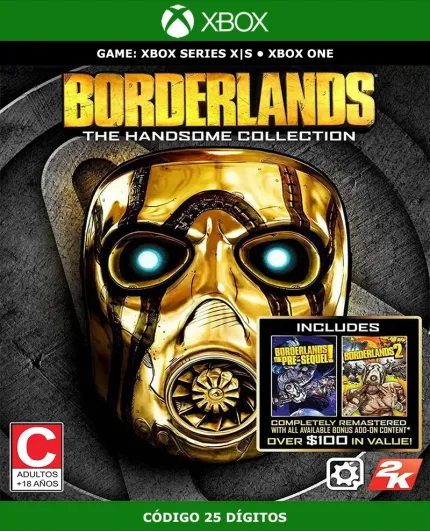 Borderlands: The Handsome Collection | XBOX | Código 25 Dígitos