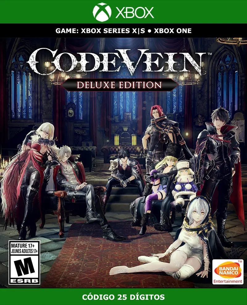 Code Vein Deluxe Edition | XBOX | Código 25 Dígitos