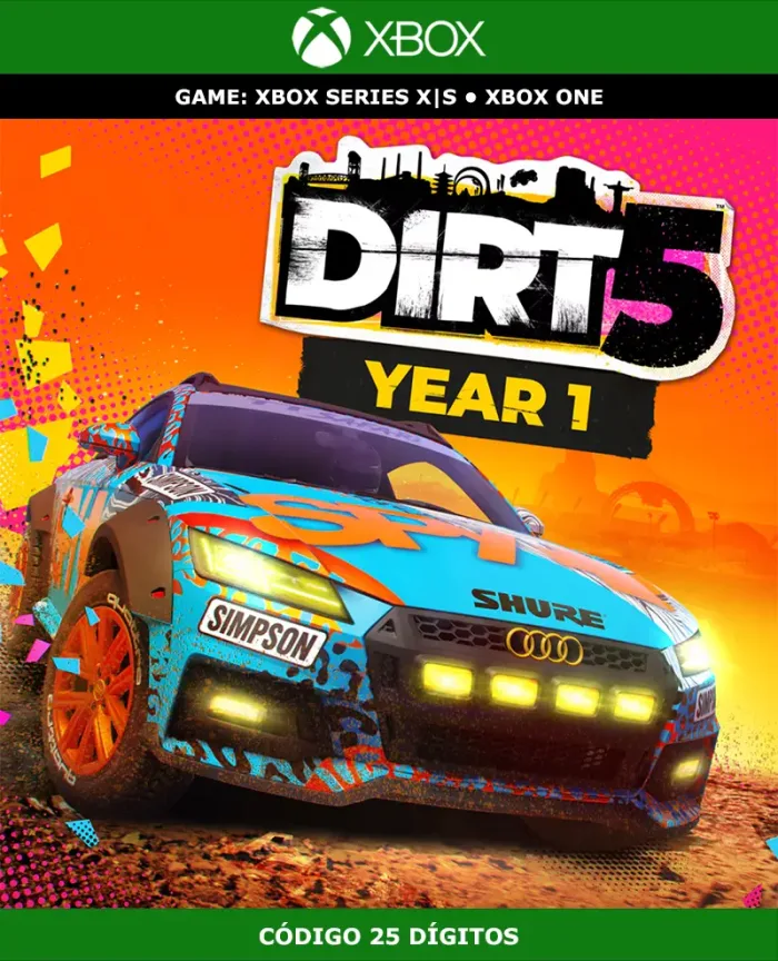 DIRT 5 Year One Edition | XBOX | Código 25 Dígitos