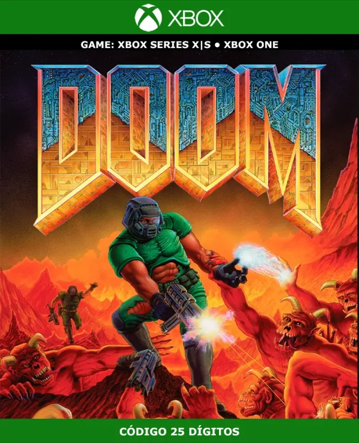 DOOM (1993) | XBOX | Código 25 Dígitos