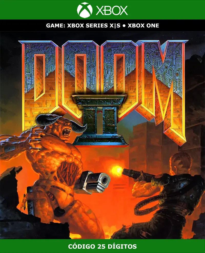 DOOM II (Classic) | XBOX | Código 25 Dígitos