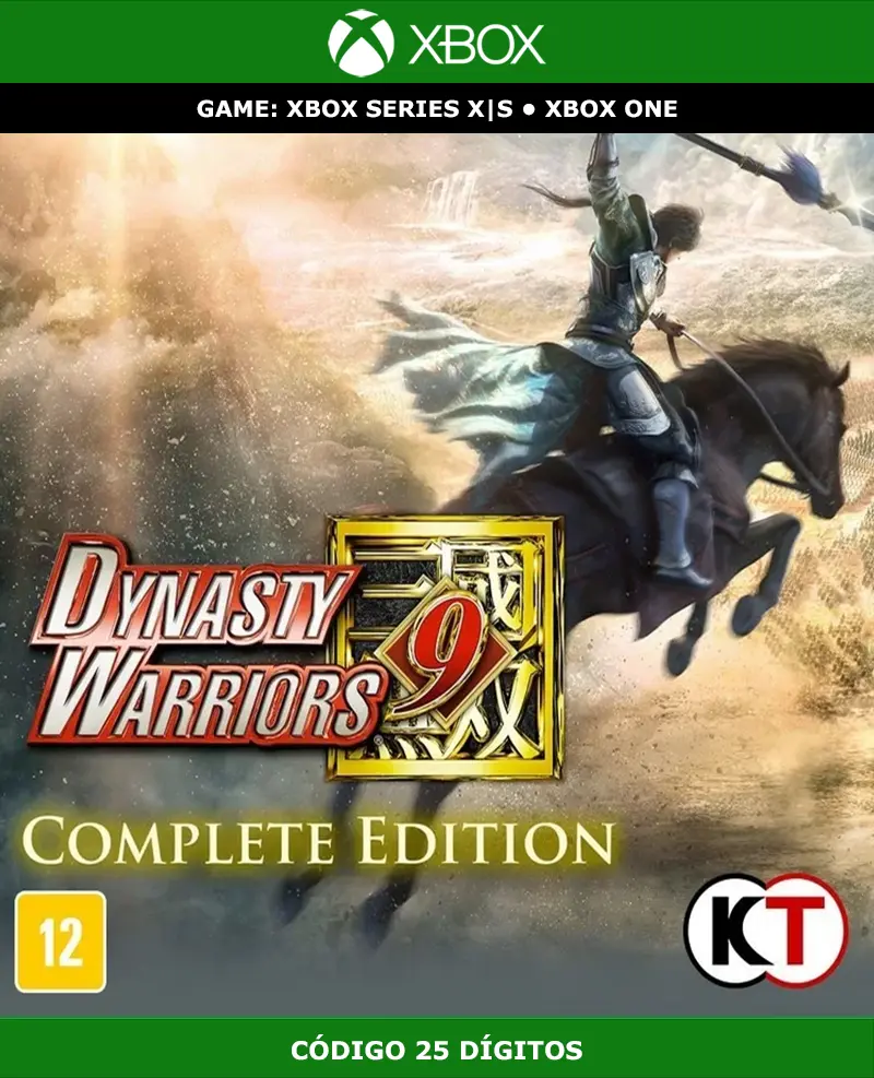 Dynasty Warriors 9 Complete Edition | XBOX | Código 25 Dígitos