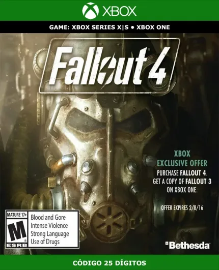 Fallout 4 | XBOX | Código 25 Dígitos
