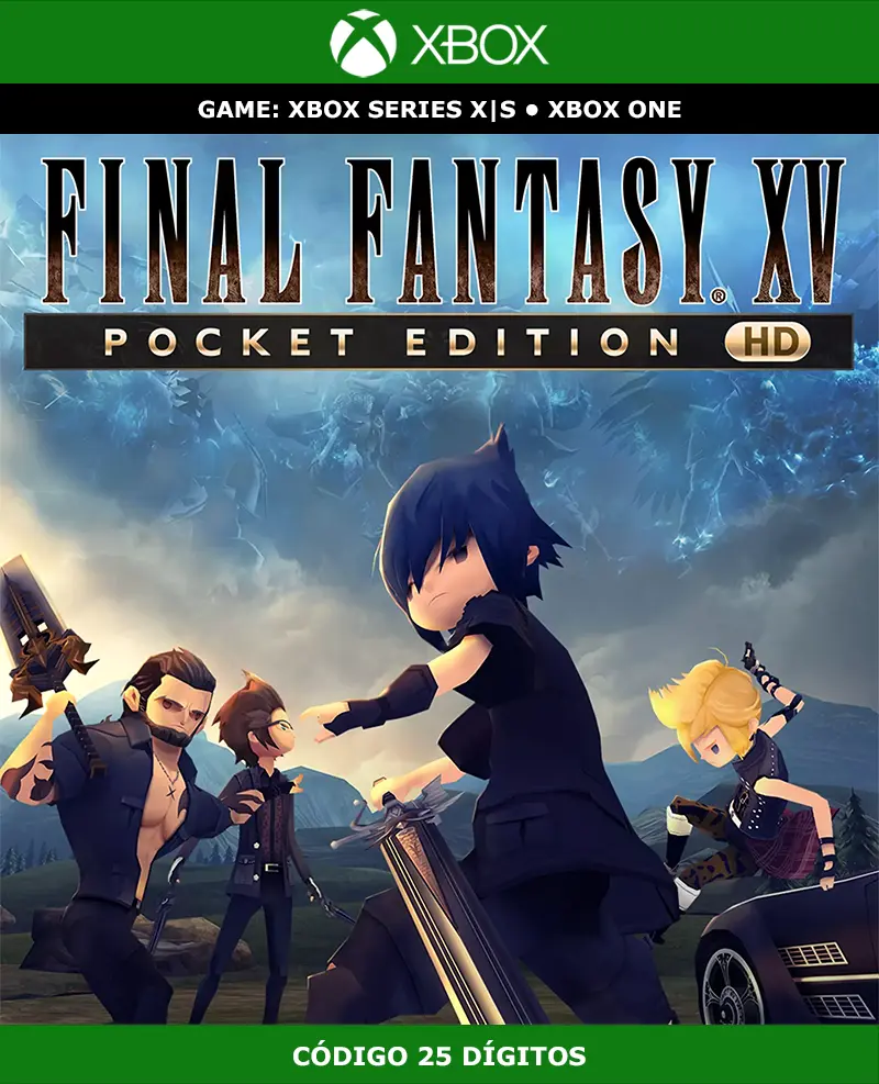 Final Fantasy XV Pocket Edition HD | XBOX | Código 25 Dígitos