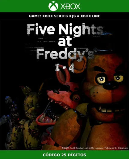 Five Nights At Freddys: Original Series | XBOX | Código 25 Dígitos