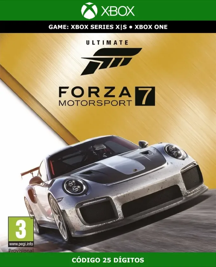 Forza Motorsport 7 Ultimate Edition | XBOX | Código 25 Dígitos