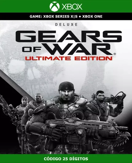 Gears of War: Ultimate Edition Deluxe Version | XBOX | Código 25 Dígitos