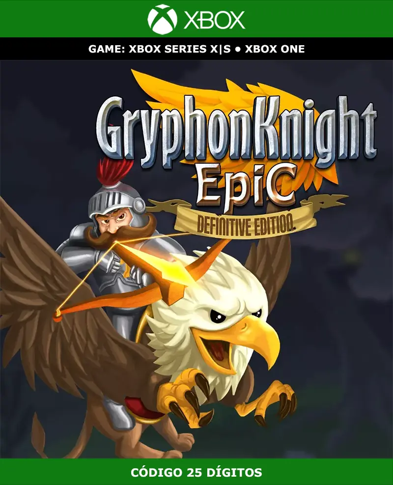 Gryphon Knight Epic: Definitive Edition | XBOX | Código 25 Dígitos