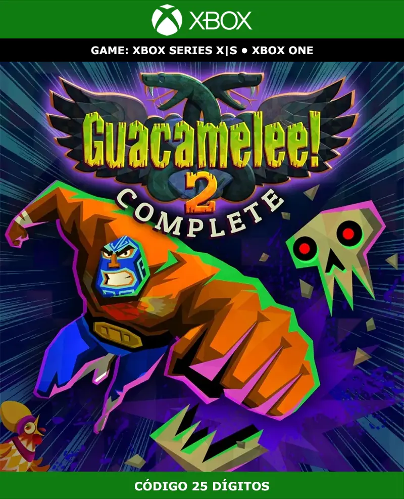 Guacamelee! 2 Complete | XBOX | Código 25 Dígitos