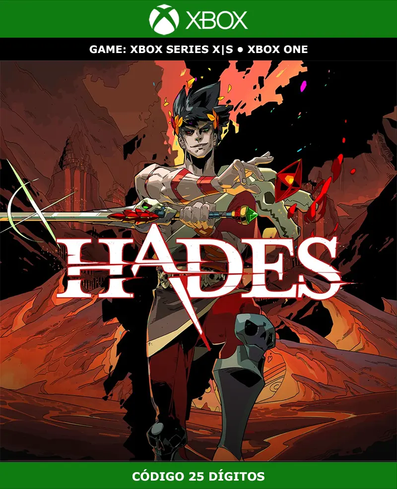 Hades | XBOX | Código 25 Dígitos