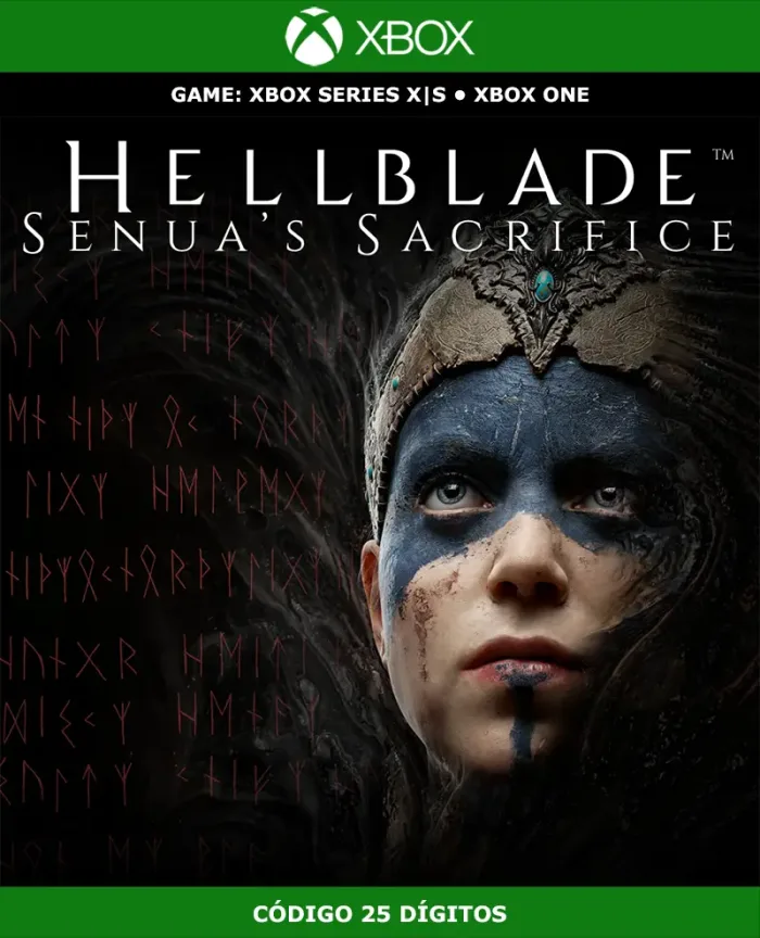 Hellblade: Senua's Sacrifice | XBOX | Código 25 Dígitos