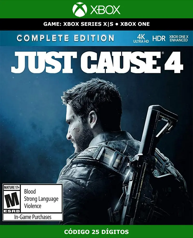 Just Cause 4 Complete Edition | XBOX | Código 25 Dígitos