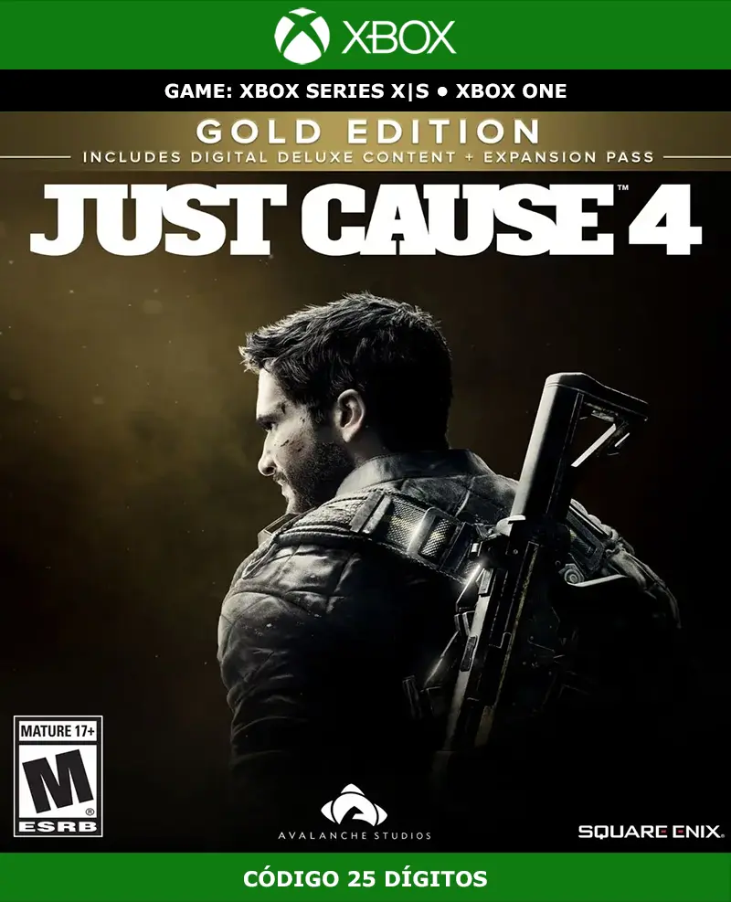 Just Cause 4 Gold Edition | XBOX | Código 25 Dígitos