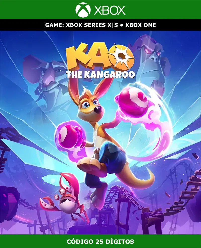 Kao the Kangaroo | XBOX | Código 25 Dígitos