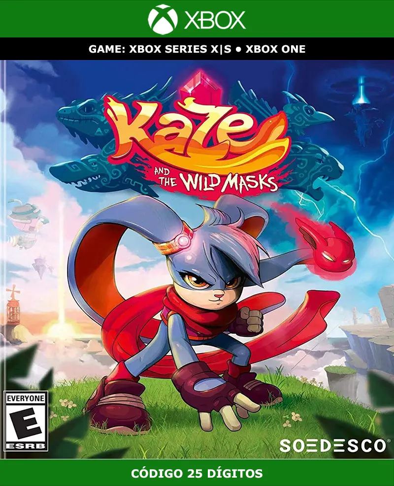 Kaze and the Wild Masks | XBOX | Código 25 Dígitos