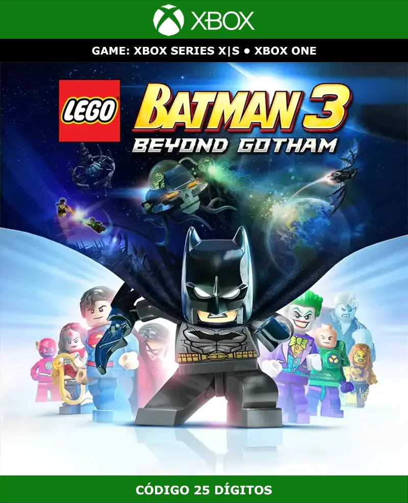 LEGO Batman 3: Beyond Gotham | XBOX | Código 25 Dígitos