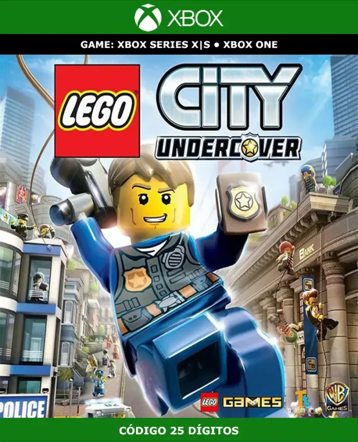 LEGO City: Undercover | XBOX | Código 25 Dígitos