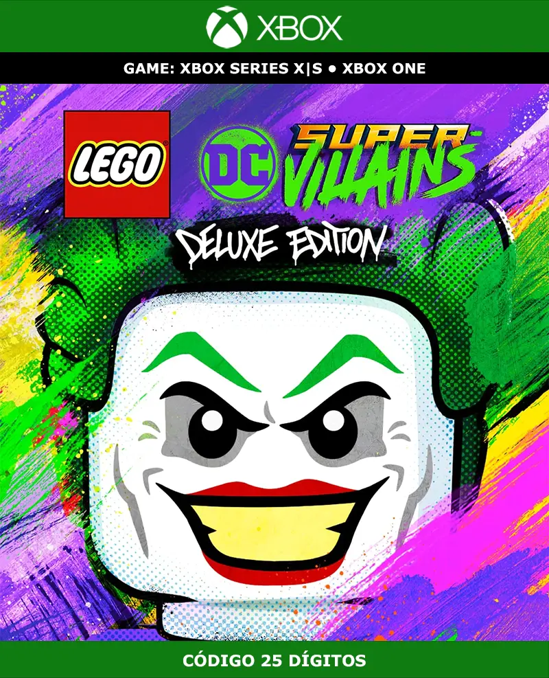 LEGO DC Super-Villains Deluxe Edition | XBOX | Código 25 Dígitos