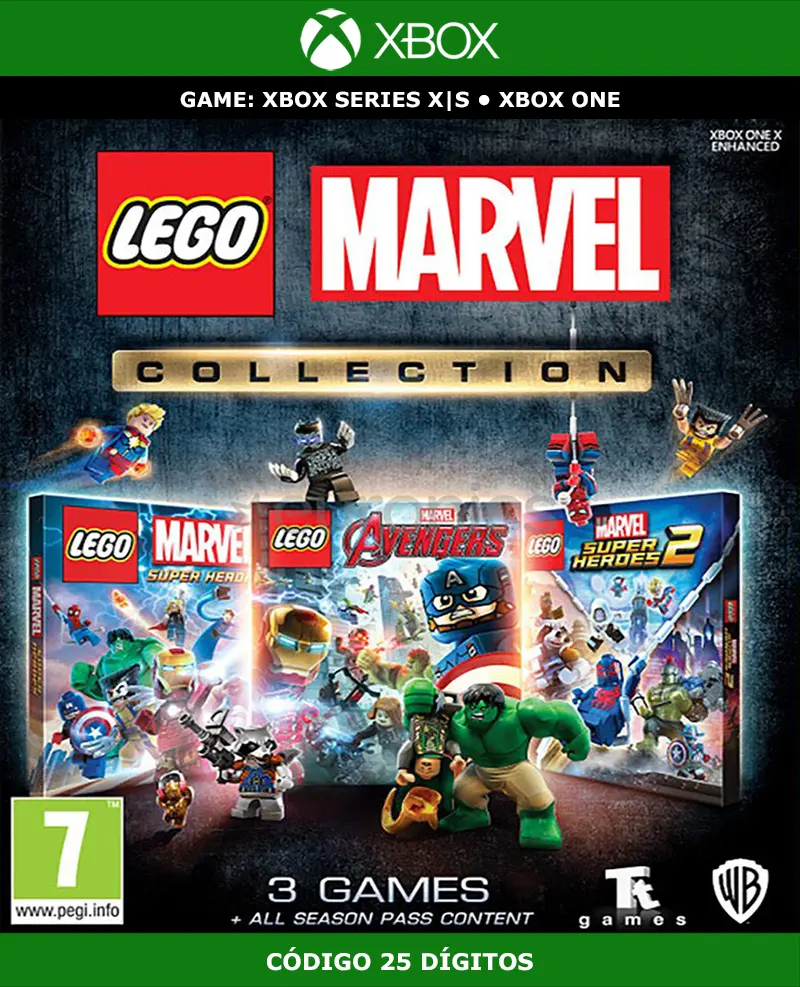 LEGO Marvel Collection | XBOX | Código 25 Dígitos