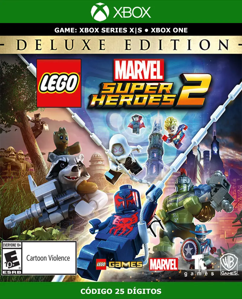 LEGO: Marvel Super Heroes 2 Deluxe Edition | XBOX | Código 25 Dígitos