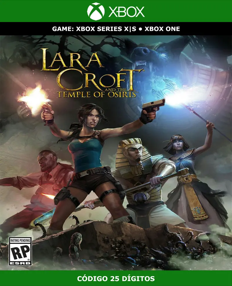 Lara Croft and the Temple of Osiris | XBOX | Código 25 Dígitos