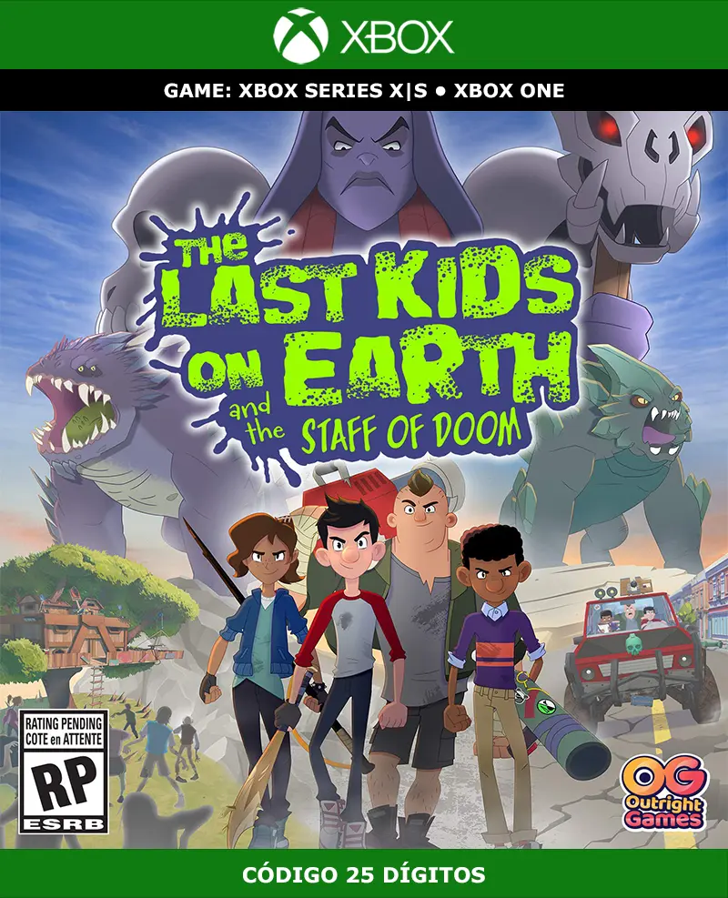 Last Kids on Earth and the Staff of Doom | XBOX | Código 25 Dígitos