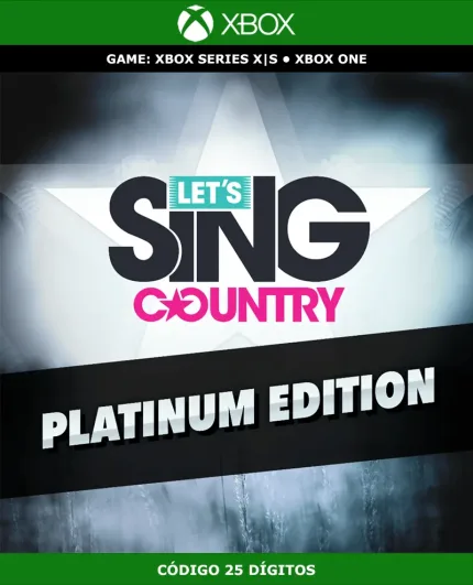 Let's Sing Country Platinum Edition | XBOX | Código 25 Dígitos