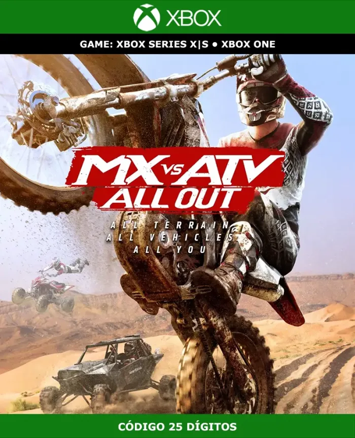 MX vs ATV All Out | XBOX | Código 25 Dígitos