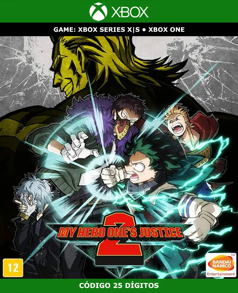 My Hero One's Justice 2 | XBOX | Código 25 Dígitos