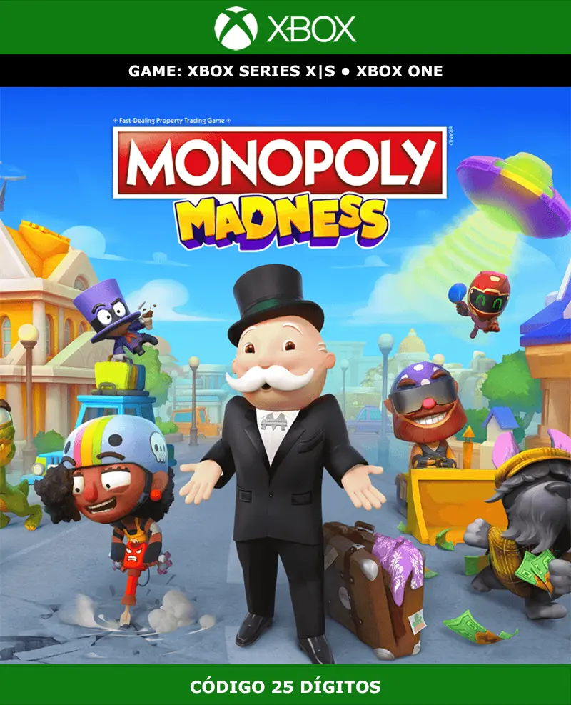 Monopoly Madness | XBOX | Código 25 Dígitos