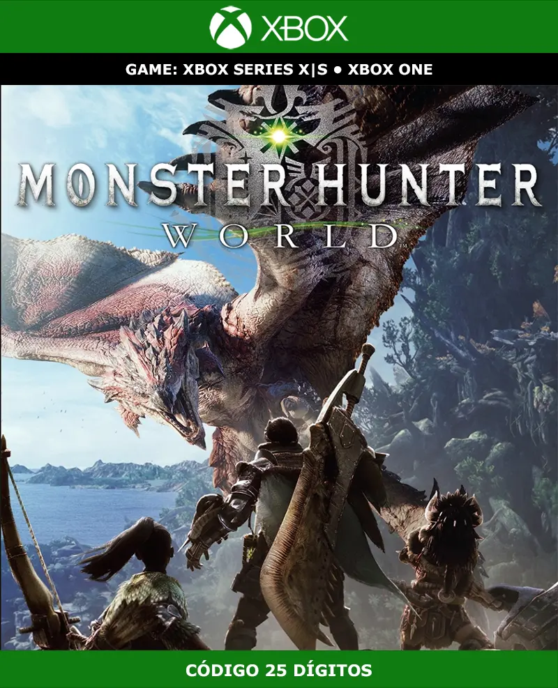 Monster Hunter: World | XBOX | Código 25 Dígitos