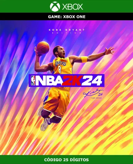 NBA 2K24 Kobe Bryant | Xbox One | Código 25 Dígitos