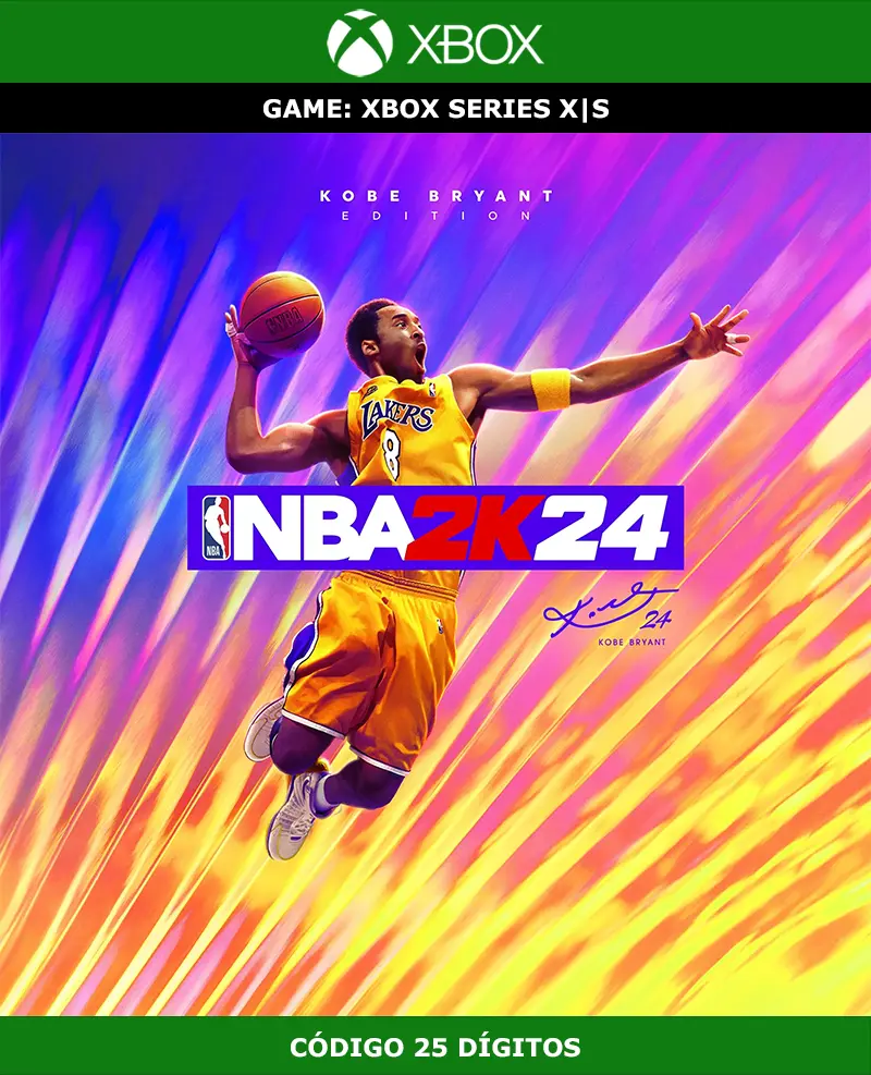NBA 2K24 Kobe Bryant | Xbox Series X/S | Código 25 Dígitos