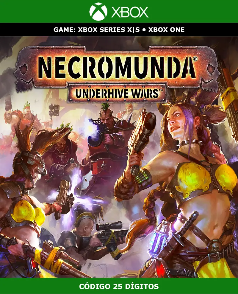 Necromunda: Underhive Wars | XBOX | Código 25 Dígitos