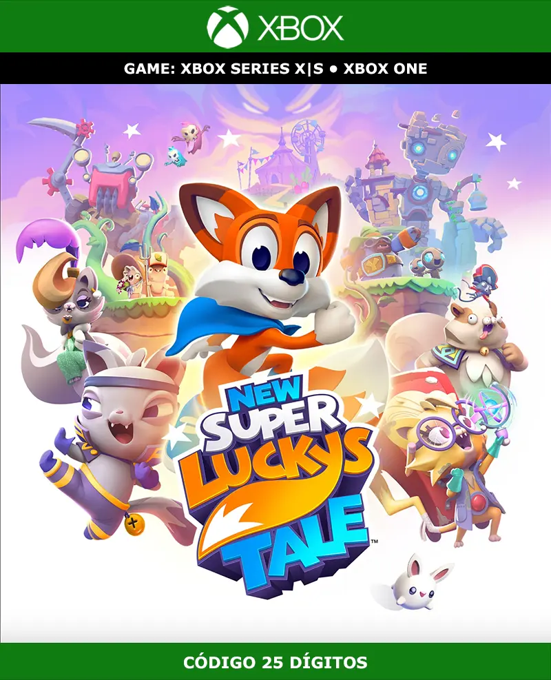 New Super Lucky's Tale | XBOX | Código 25 Dígitos