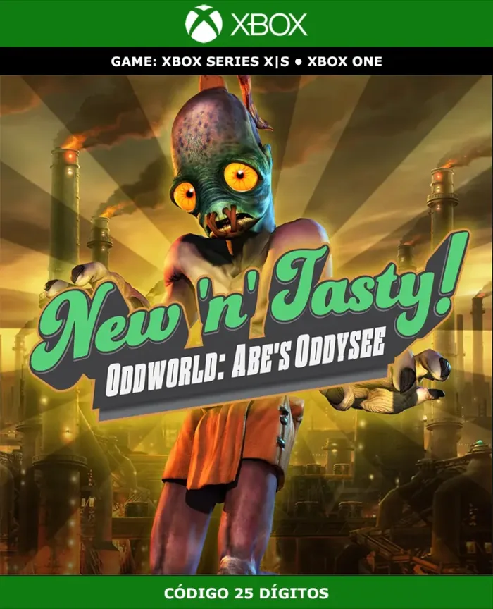 Oddworld: New 'n' Tasty | XBOX | Código 25 Dígitos