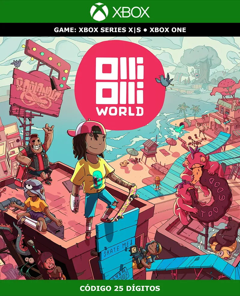 OlliOlli World | XBOX | Código 25 Dígitos