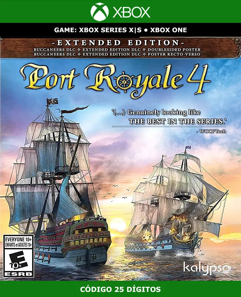 Port Royale 4 Extended Edition | XBOX | Código 25 Dígitos