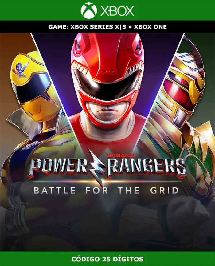 Power Rangers: Battle for the Grid | XBOX | Código 25 Dígitos