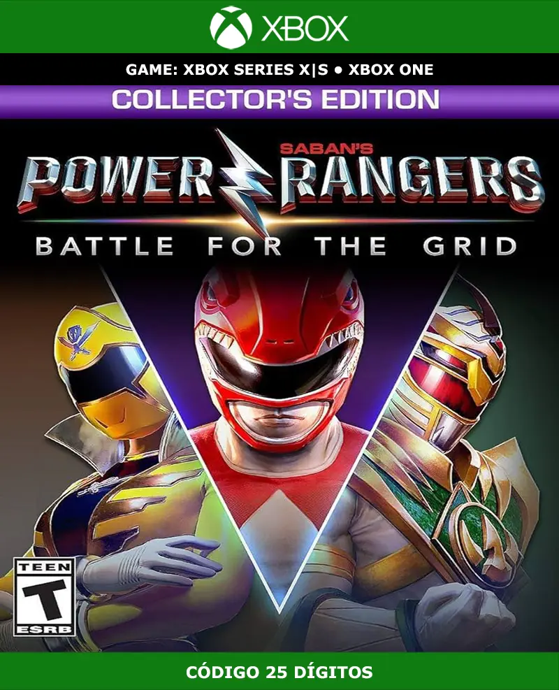Power Rangers: Battle for the Grid - Collector's Edition | XBOX | Código 25 Dígitos