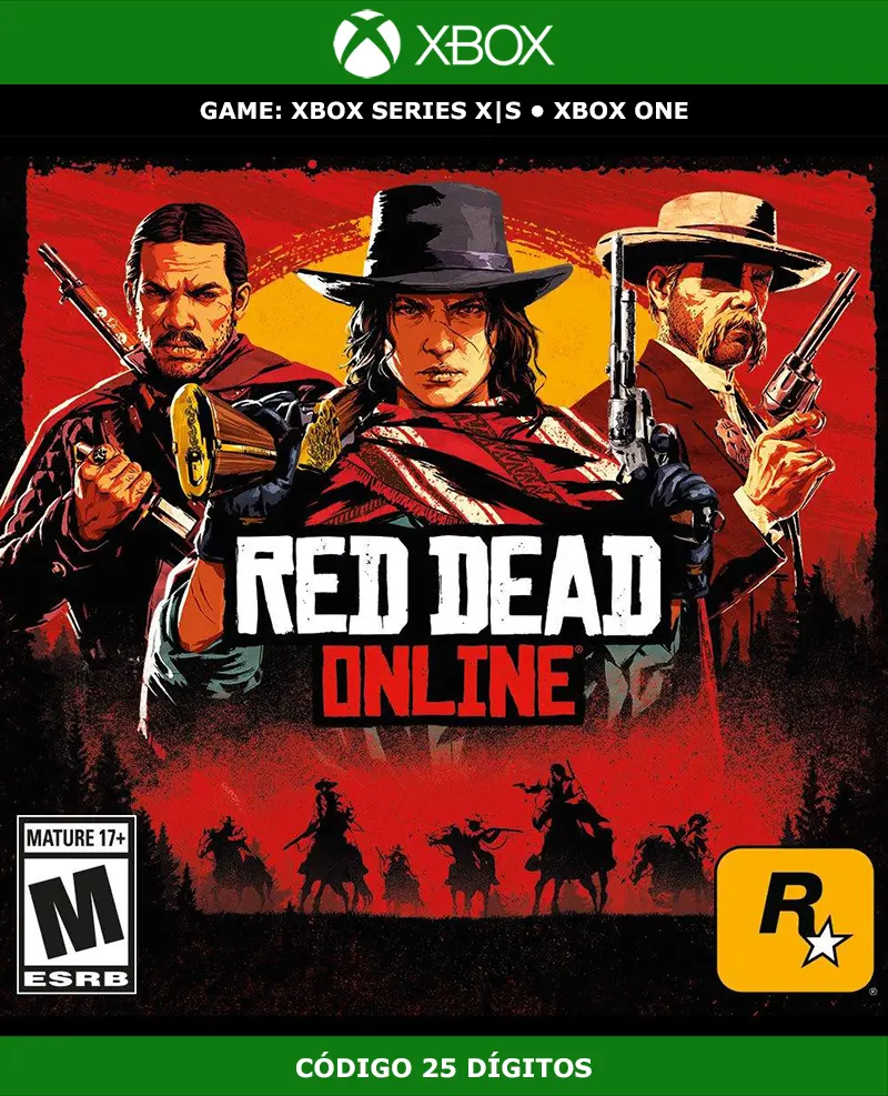 Red Dead Online | Xbox | Código 25 Dígitos