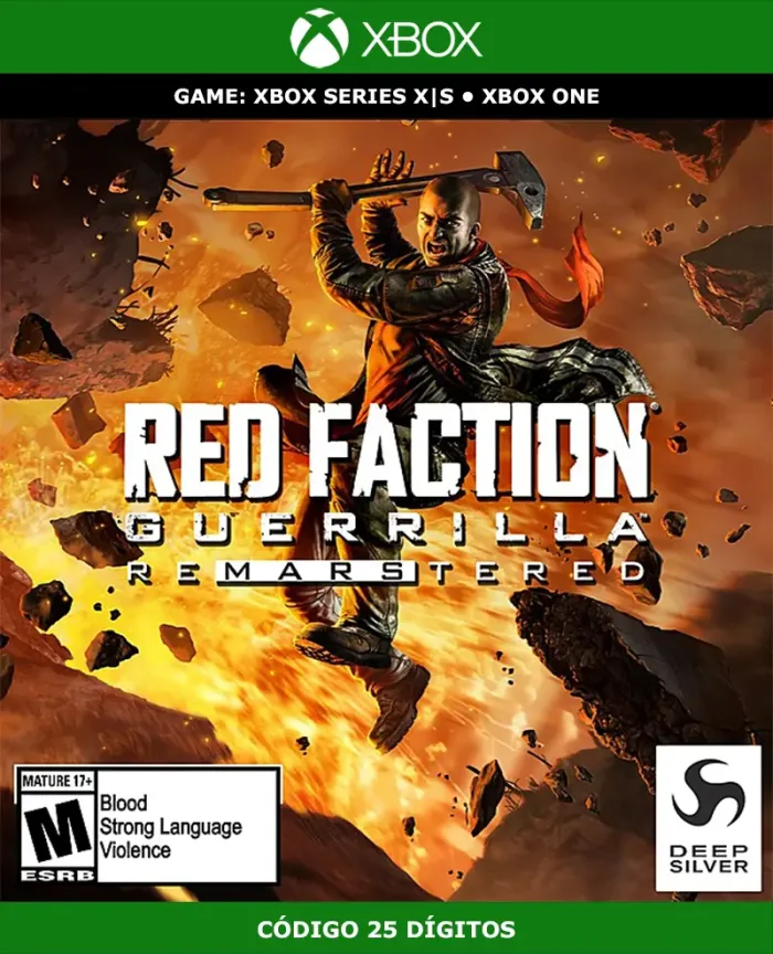 Red Faction: Guerrilla Re-Mars-tered | XBOX | Código 25 Dígitos