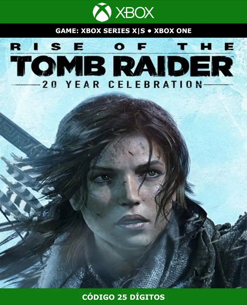 Rise of the Tomb Raider 20th Anniversary Edition | XBOX | Código 25 Dígitos