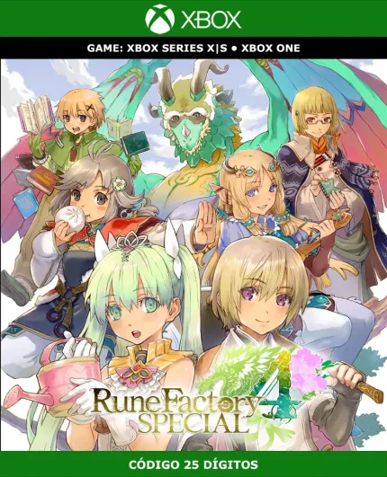 Rune Factory 4 Special | XBOX | Código 25 Dígitos