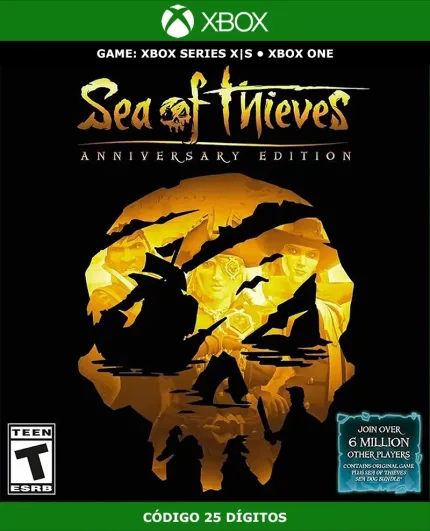 Sea of Thieves: Anniversary Edition | XBOX | Código 25 Dígitos