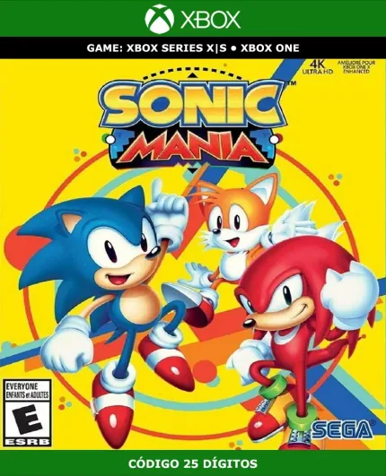 Sonic Mania | XBOX | Código 25 Dígitos