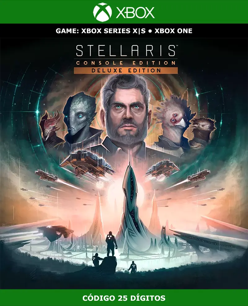 Stellaris: Console Edition Deluxe Edition | XBOX | Código 25 Dígitos